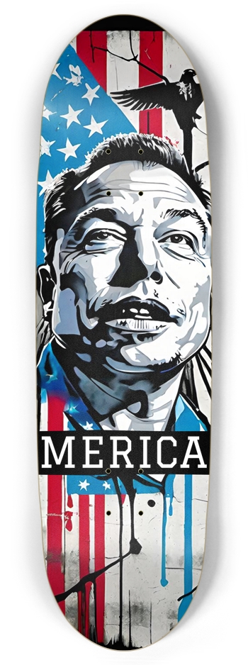 MURICA MUSK PUNK DECK 02 Football Shape