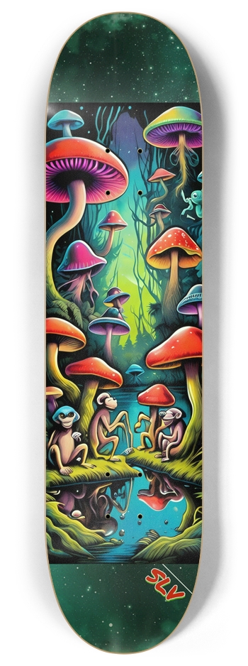 Mind Meddling 8" 8 Inch Skateboard Deck