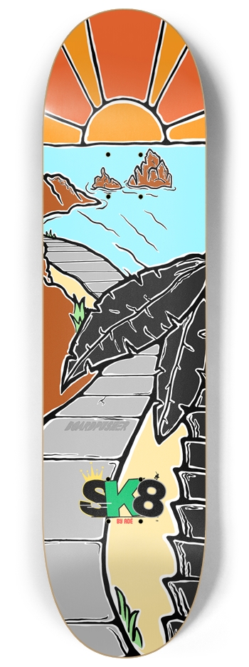 Board walk 8-1/4 Skateboard Deck