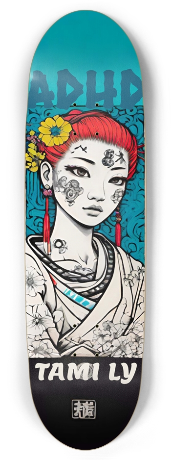ADHD X DCREW TAMI LY PUNK DECK 01 Football Shape