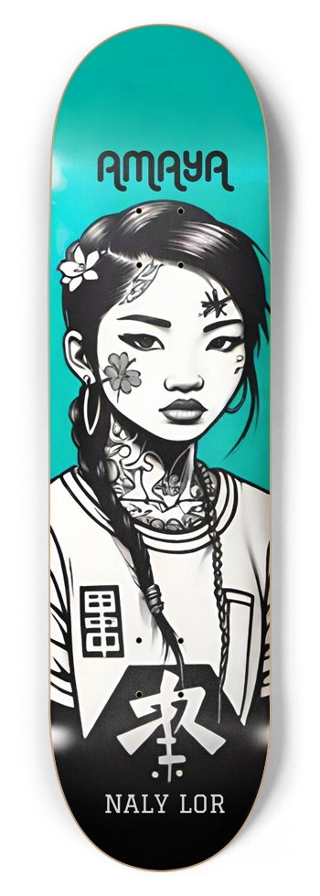 HMONG X AMAYA NALY LOR PUNK DECK 01 8-3/4 Inch Skateboard