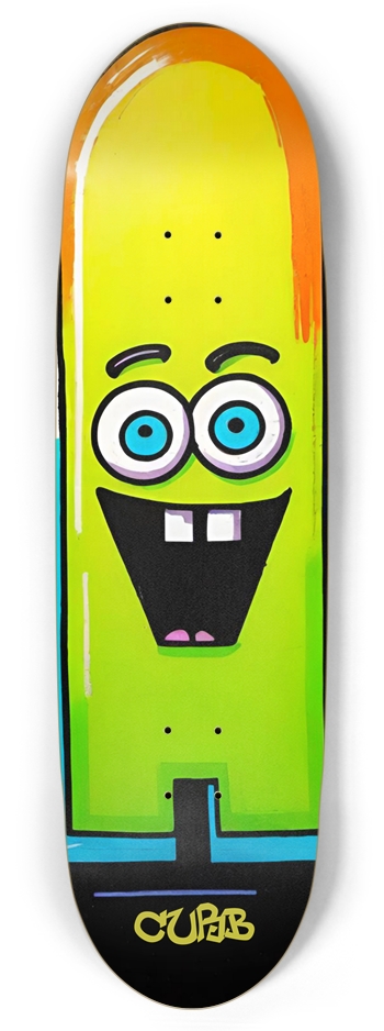 CURB OLLIE FOLLY PUNK DECK 01 Football Shape