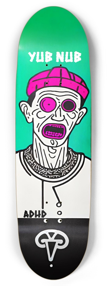 ADHD YUB NUB PUNK DECK 01 Football Shape
