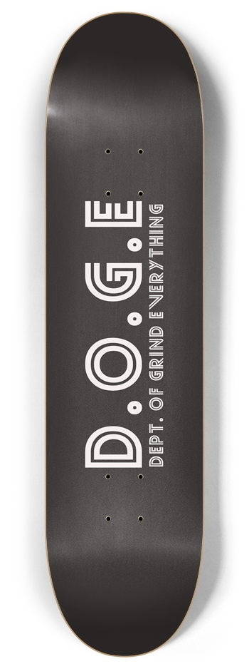 D.O.G.E 8 x 32 8 Inch Skateboard Deck