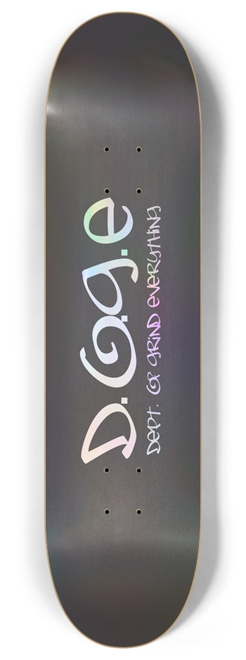 D.O.G.E HOLO 8 x 32 8 Inch Skateboard Deck