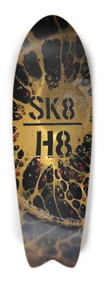 Gold Splat Fish Tail