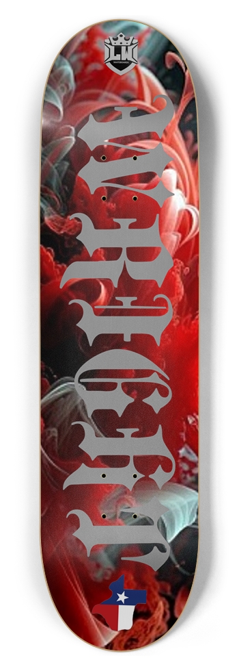 8-1/2 Skateboard Deck with Custom Graphic