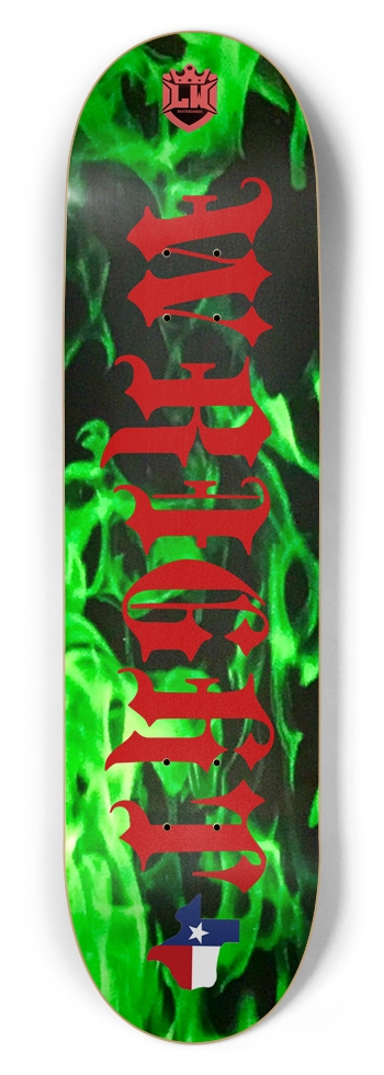 8-1/2 Skateboard Deck with Custom Graphic