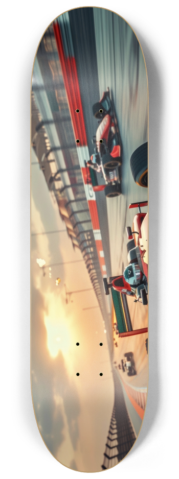 Formula One Race Car Skateboard Two Deck Series #1 8-1/4 Skateboard Deck