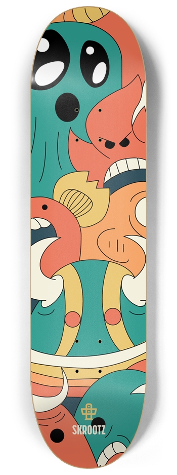 Skrootz - Monster Mash 8,25" 8-1/4 Skateboard Deck