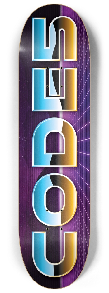 Code5 Retro One (8.25) 8-1/4 Skateboard Deck