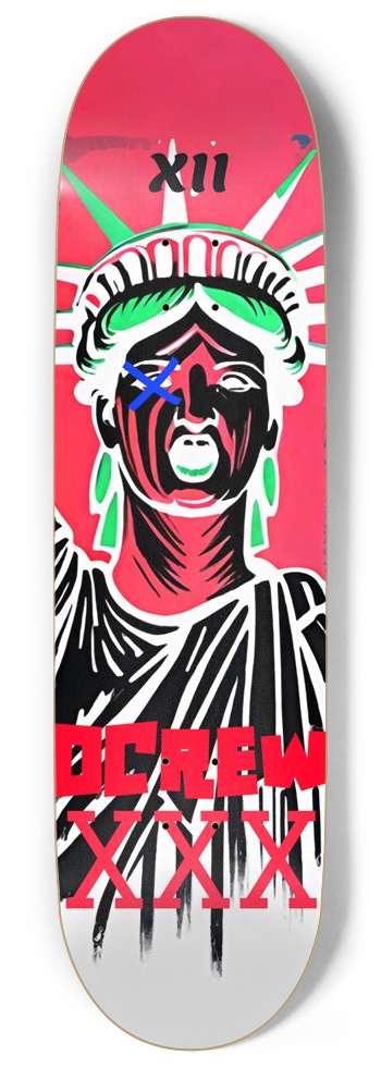 DCREW BLACK BETTY PUNK DECK 03 9 Inch Skateboard