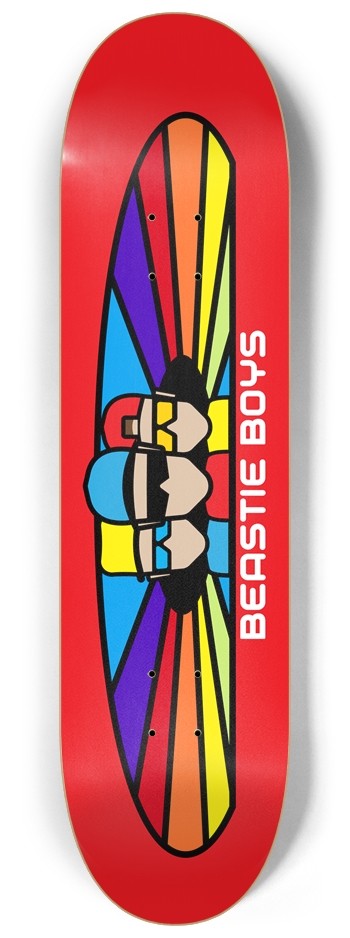 MDM Beastly Red 8-1/4 Skateboard Deck