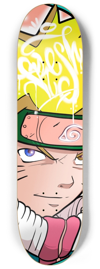 Naruto  8-1/4 Skateboard Deck