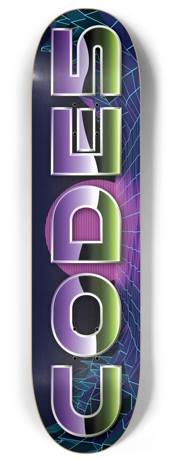 Code5 Retro Two (8) 8 Inch Skateboard Deck