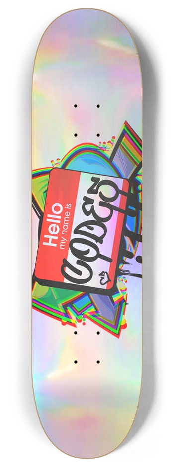 Code5 Stamp 8 Inch Skateboard Deck