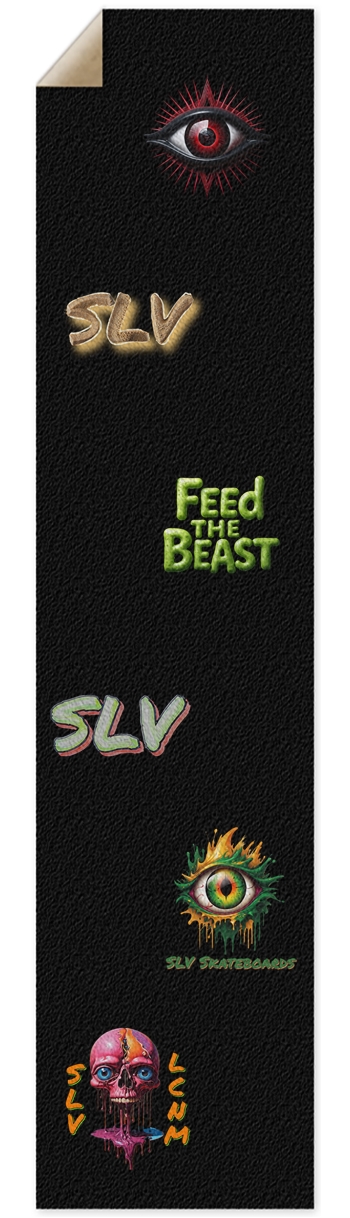 Mixed Graphic Gang Sheet 1 Griptape for Longboards