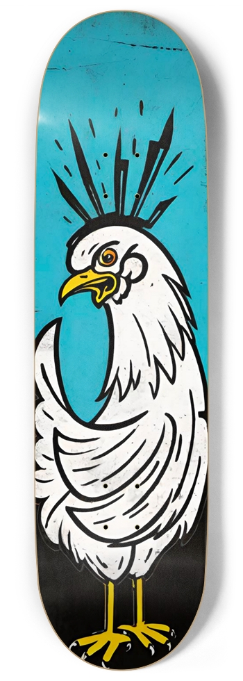 ABIMNATION - MOO CHXN RIP PUNK DECK 01 9 Inch Skateboard