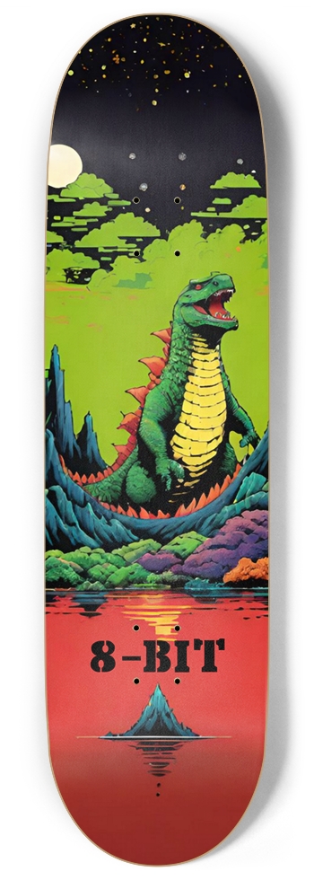 Godzilla 8-Bit Arcade Deck 06 9 Inch Skateboard