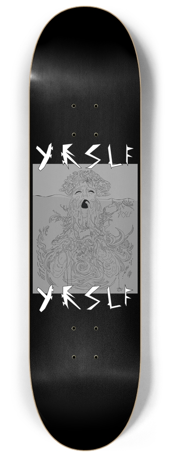 drowning in waves of thoughts 8-1/4 Skateboard Deck