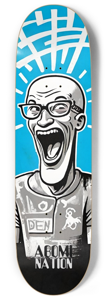 ABOMINATION - DUBZ HYBRID TERROR PUNK DECK 01 9 Inch Skateboard