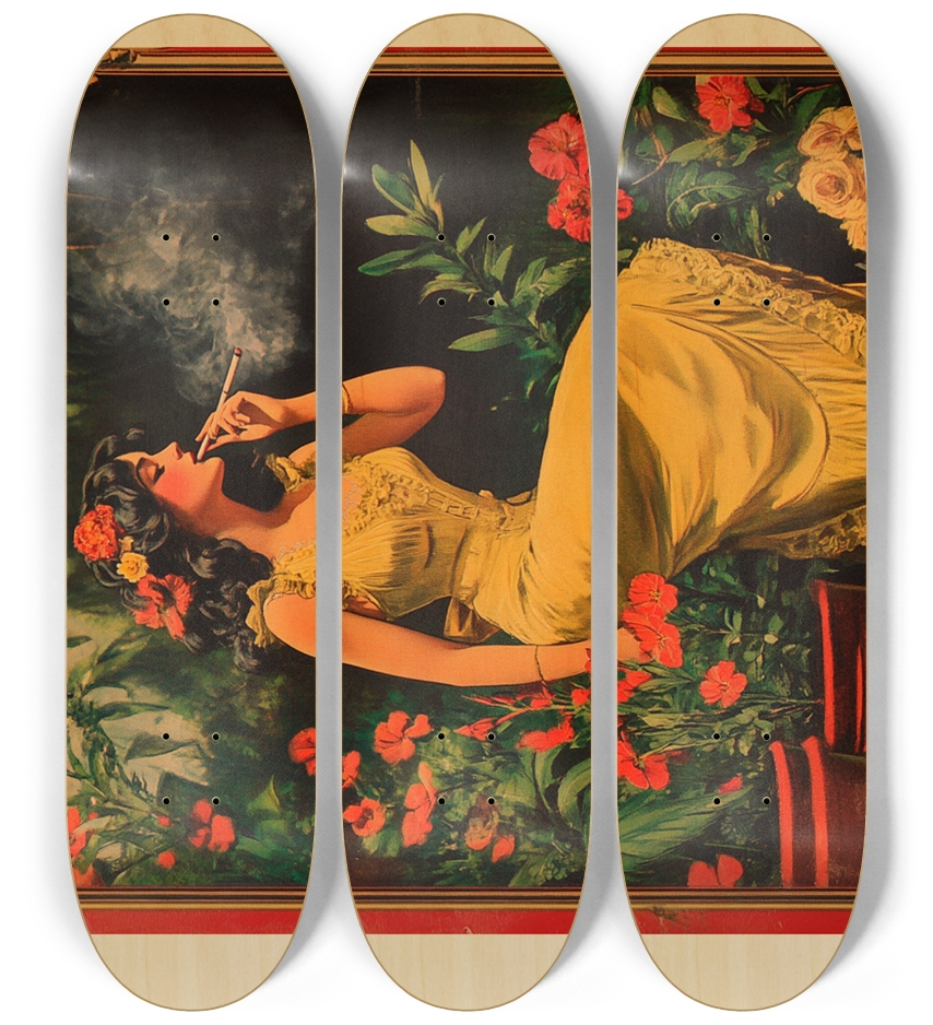 Skateboard Series 3 Deck Wall Series