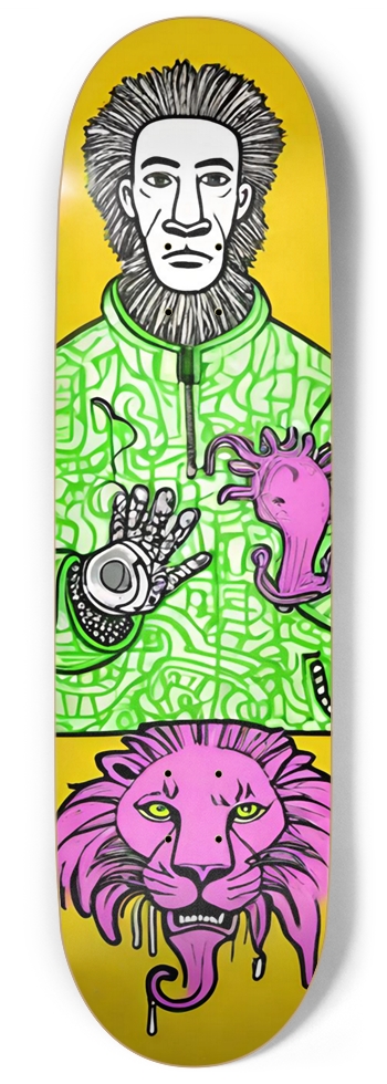 ABOMINATION DREW PUNK DECK 01 9 Inch Skateboard