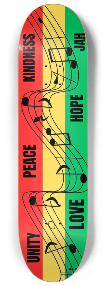 Rasta love 8-1/4 Skateboard Deck