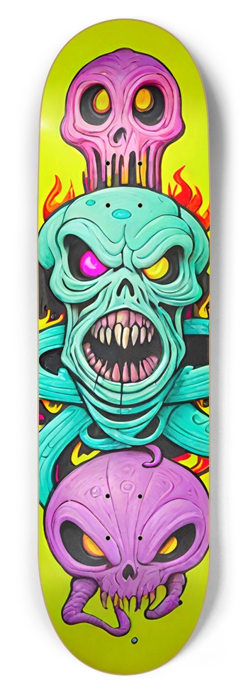 ABOMINATION PUKE PUNK DECK 01 8-3/4 Inch Skateboard