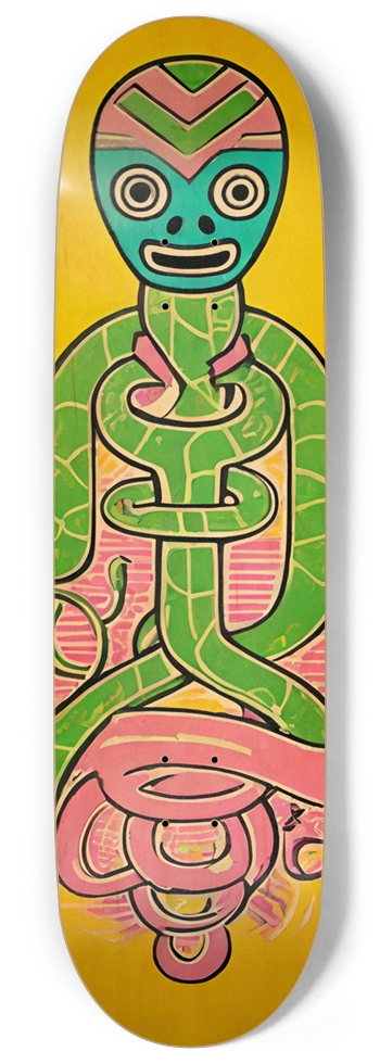 ABOMINATION SNAKE MAN PUNK DECK 02 9 Inch Skateboard