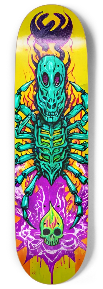 ABOMINATION SCORPION DECK 01 9 Inch Skateboard