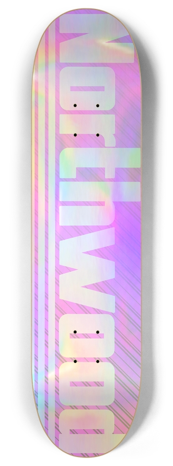 Holo Pink Alternate 8 8 Inch Skateboard Deck
