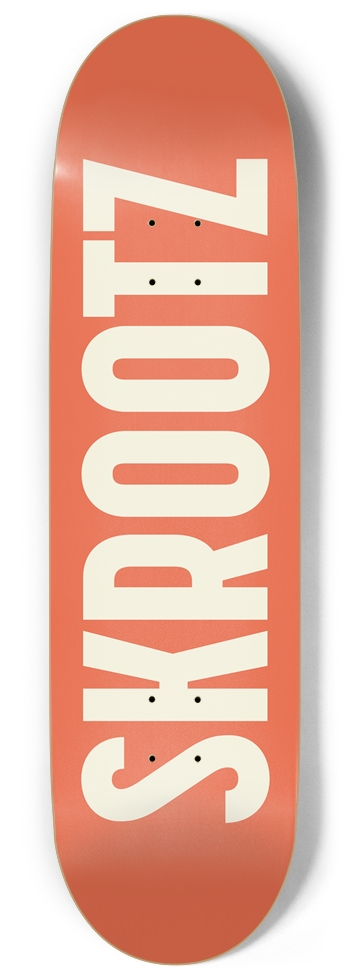 Skrootz - Orange 9,0" 9 Inch Skateboard