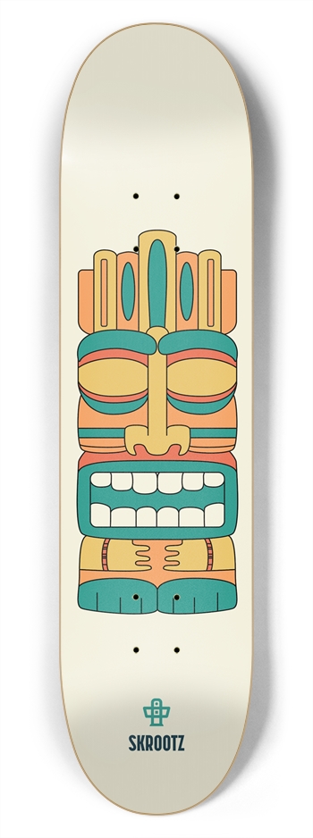 Skrootz - Kung 7,75" 7-3/4 Skateboard Deck