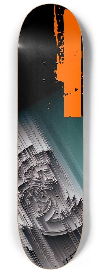 Errant Orange 8-1/4 Skateboard Deck