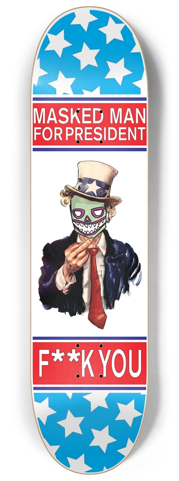 prez 8-1/4 Skateboard Deck