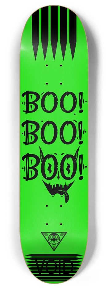 Boo! Face #2 (Glow in the Dark) 8 Inch Skateboard Deck
