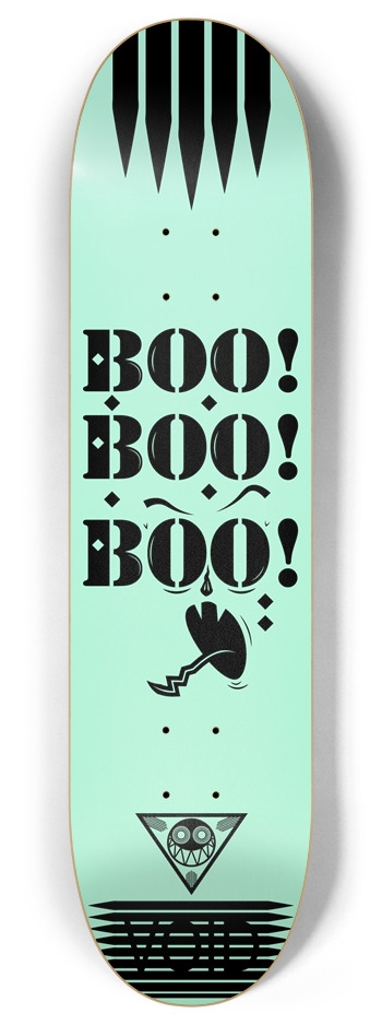 Boo! Face #1 (Glow in the Dark) 8 Inch Skateboard Deck