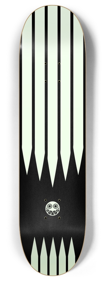 Classically Sharp Glow in the Dark) 8 Inch Skateboard Deck