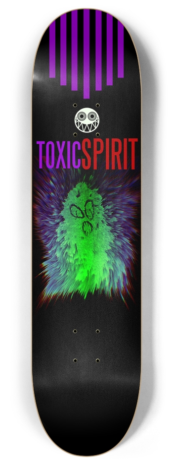 Toxic Spirit (Glow in the Dark) 8 Inch Skateboard Deck