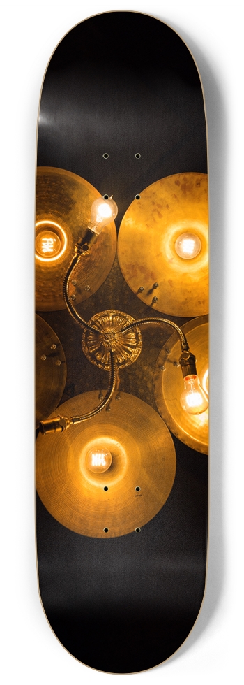 cymbal lights 9 Inch Skateboard