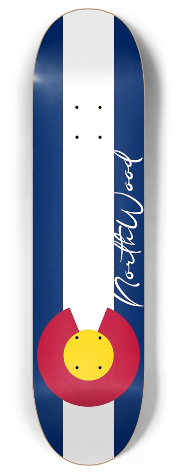 Colorado State Flag 8 8 Inch Skateboard Deck