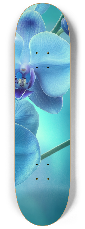 orchid flower custom Skateboard Series #3 8-1/4 Skateboard Deck