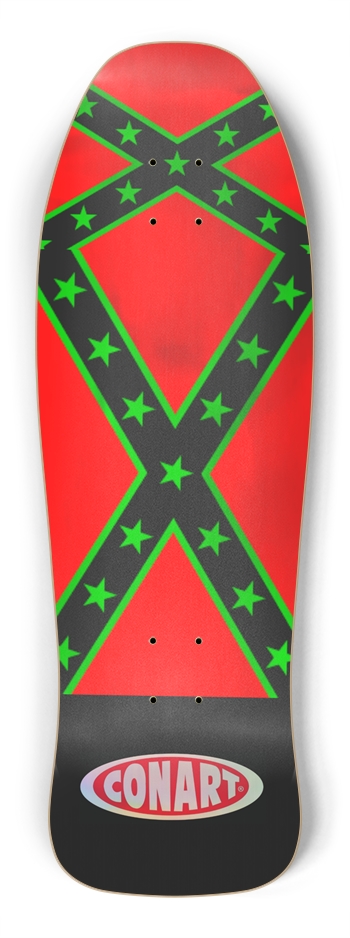 Black Stars & Bars Shredder Shape