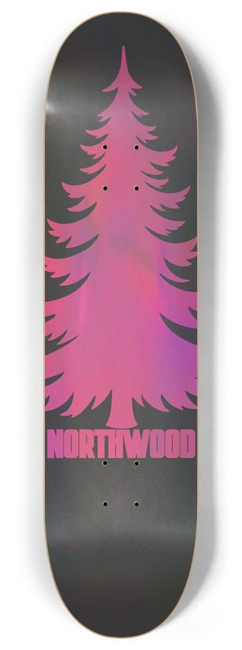 Holo Pink Pine 8 8 Inch Skateboard Deck
