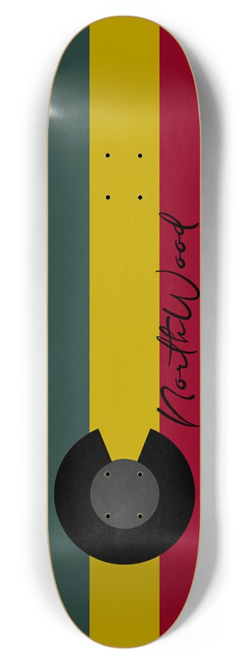 Colorado Rastafarian 7-7/8 7-7/8 Skateboard Deck