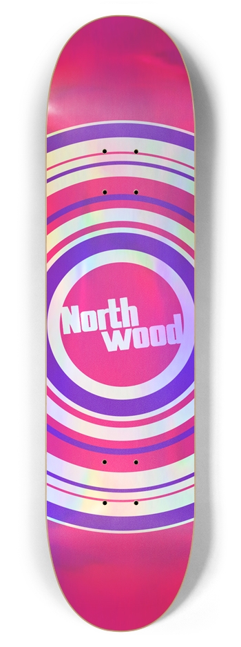 Holo Pink Cambium 7-7/8 7-7/8 Skateboard Deck
