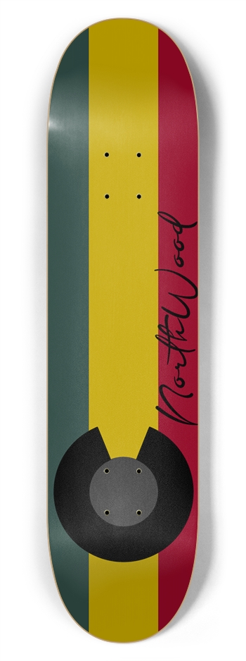 Colorado Rastafarian 7-3/4 7-3/4 Skateboard Deck