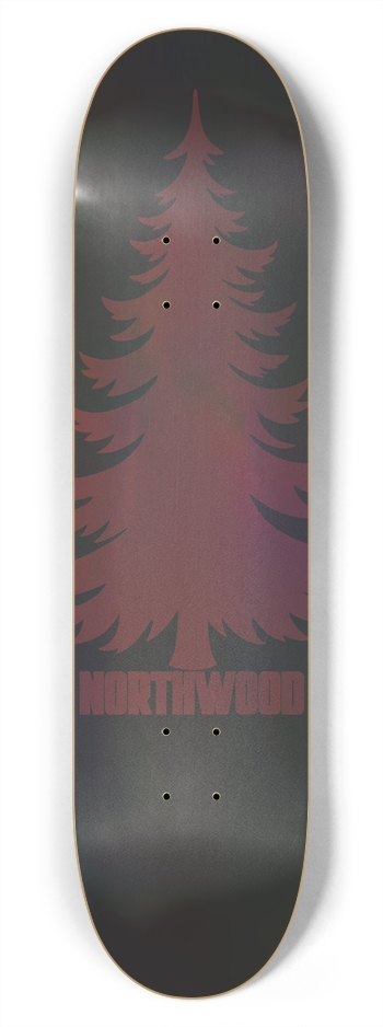 Holo Red Pine 7-3/4 7-3/4 Skateboard Deck