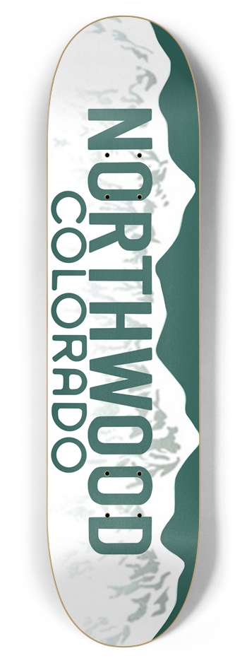 Colorado License Plate 7-7/8 7-7/8 Skateboard Deck